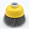 Superior Steel 6" Wire Cup Brush, 5/8-11 Thread - Crimped Wire 4500 RPM S1826 - alternate 1